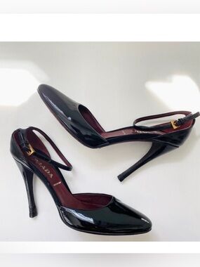 Prada patent leather heels